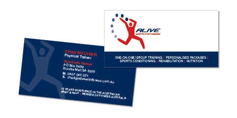 02 - business card - alive with fitness