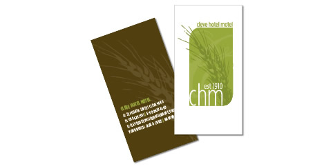 08 - business card - cleve hotel motel