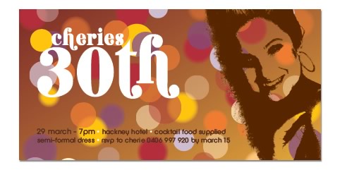 14 - &nbsp;&nbsp;&nbsp;invitation - 30th birthday