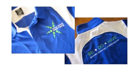 promotional image t-shirt design - fiona evans fitness trainer