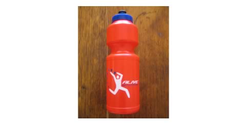 promotional image water bottles - alive with fitness
